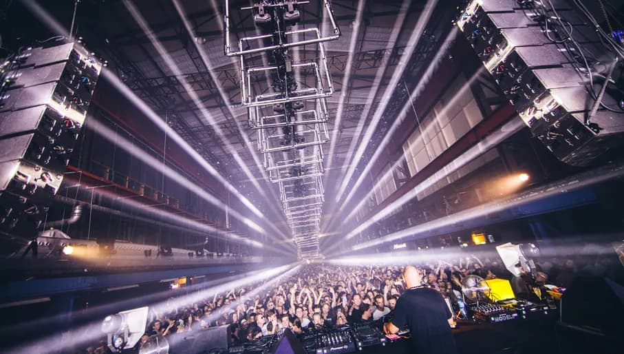 Strafwerk party during Amsterdam Dance Event 2019.
