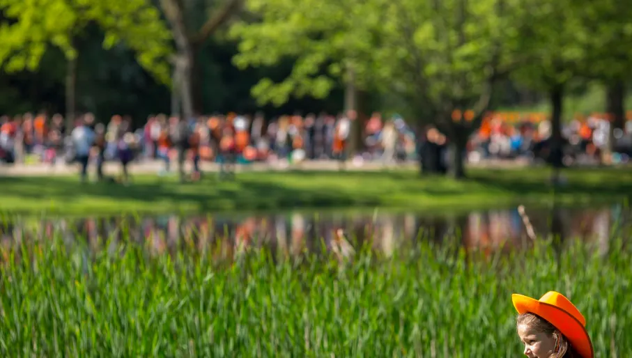 First King's Day. Hundreds of thousands celebrate the festival in the capital of the Netherlands.