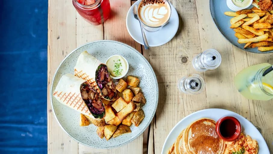 Staring at Jacob signature brunch dishes